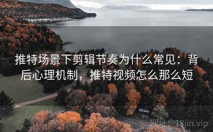 推特场景下剪辑节奏为什么常见：背后心理机制，推特视频怎么那么短