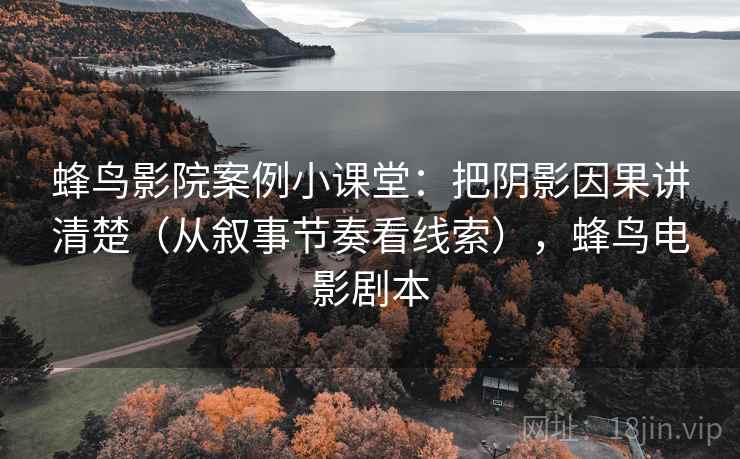 蜂鸟影院案例小课堂：把阴影因果讲清楚（从叙事节奏看线索），蜂鸟电影剧本